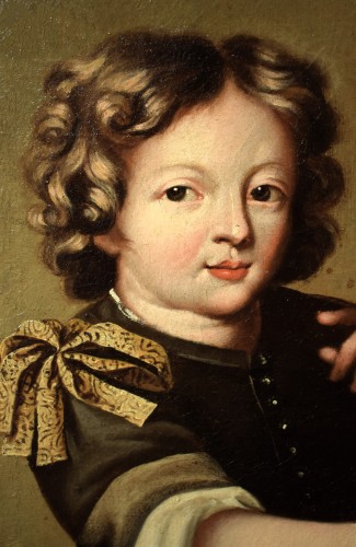 Antiquités - Portrait of Children - Workshop of Pierre Mignard (1612 - 1695)